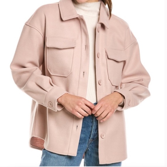 NWT Avec Les Filles Melange Shacket Jacket - Picture 1 of 10